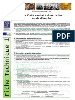 Fiche Technique 1 - Visite Sanitaire Dun Rucher - Mode Demploi