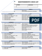 Mantenimiento Checklist 2023