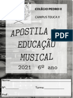 Apostila 6º Ano 2021 - COMPLETA Pedro II