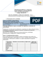 Guia de Actividades y Rúbrica de Evaluación - Fase 1 - Reconocimiento de Conceptos Básicos de Circuitos Electrónicos