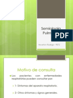 Semiologia Pulmonar