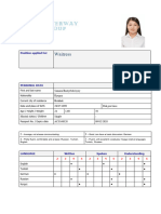 Application Form Interway - Samara