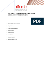 Steel Structure Panting Method Statment