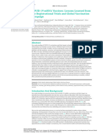 COVID-19 mRNA Vaccines: Lessons Learned From The Registrational Trials and Global Vaccination Campaign