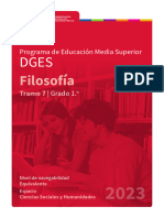 Filosofía Programa 4to Año DGES