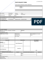 Staff Requisition Form