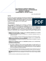 Resolución de Consejo Directivo Organismo Supervisor de La Inversión en Energía Y Mlnería Oslnergmln #168-2007-Os/Cd