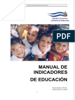 Manual de Indicadores Educativos