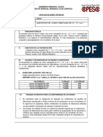 TDR ACERO PARA Pav de 3.8 5.8 y 1