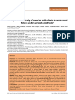 An Experimental Study of Ascorbic Acid Effects in Acute Renal