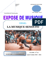 Expose de Musique Senoufo Ok