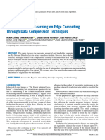 Efficient Machine Learning On Edge Computing Through Data Compression Techniques