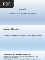 Sources of Law of The Sea and Maritime Law