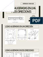 Losas Aligeradas en Una y Dos Direcciones