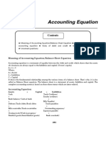 Chapter Accounting Equation