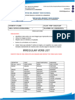 Irregular Verbs 9TH