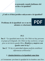 ¿En Qué Estamos Pensando Cuando Hablamos Del Derecho A La Igualdad?