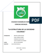 La Estructura de La Sociedad Colonial