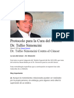 Protocolo para La Cura Del Cáncer DR