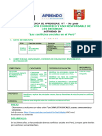 Sesion de Aprendizaje 29 5to Año Quintana