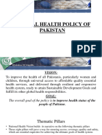 Health Policy & National Drugs Policy. Health Promotion