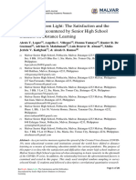 Red Light, Green Light: The Satisfaction and The Difficulties Encountered by Senior High School Students On Distance Learning