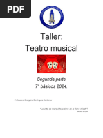 Taller Teatro Musical Septimos 2024 CLC