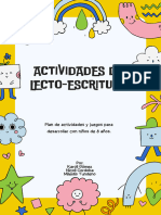 Documento A4 Portada Proyecto para Niños Infantil Ilustrado Multicolor