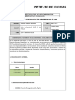 Agreement AUTOINSTRUCIONAL INGLES 2 PRESENCIAL