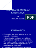 Linear and Angular Kinematics