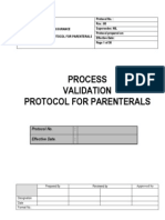 Parenteral Process Validation