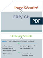 L' Eclairage Sécurité ERP IGH