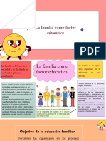 La Familia Como Factor de Educación