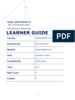 BAERO1A and BABET1A Business Ethics Study Guide 2024