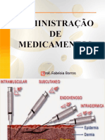 Farmacologia - Aula Vias de Administração de Medicamentos