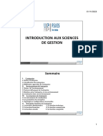 Intro - Sciences de Gestion