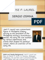 Jose P. Laurel and Sergio Osmena