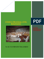 Análisis Esquemático y Concordado Del Codigo Procesal Civil Boliviano