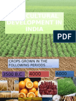 Agricultural Development in India