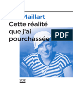 Cette Réalité Que Jai Pourchassée (Ella Maillart)