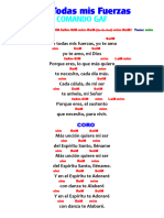 ACORDES-Con Todas Mis Fuerzas-COMANDO GAF