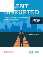 Talent Disrupted Report From Strada Education Foundation