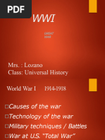 MRS.: Lozano Class: Universal History: Great WAR