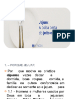 Estudo Sobre Jejum