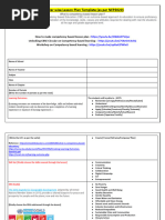 Template How To Make Lesson Plan