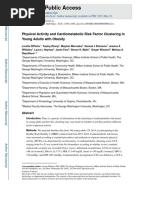 PA and CM Risk Factor Young Adult