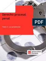 Derecho Procesal Penal: Tema 3. La Jurisdicción