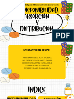 Biodisponibilidad, Absorcion y Distribución de Farmacos