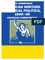 (Anthologies of English Literature) Eric Homberger (Auth.) - American Writers and Radical Politics, 1900-39 - Equivocal Commitments-Palgrave Macmillan UK (1986)