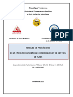 Manuel Des Procedures FSEGT